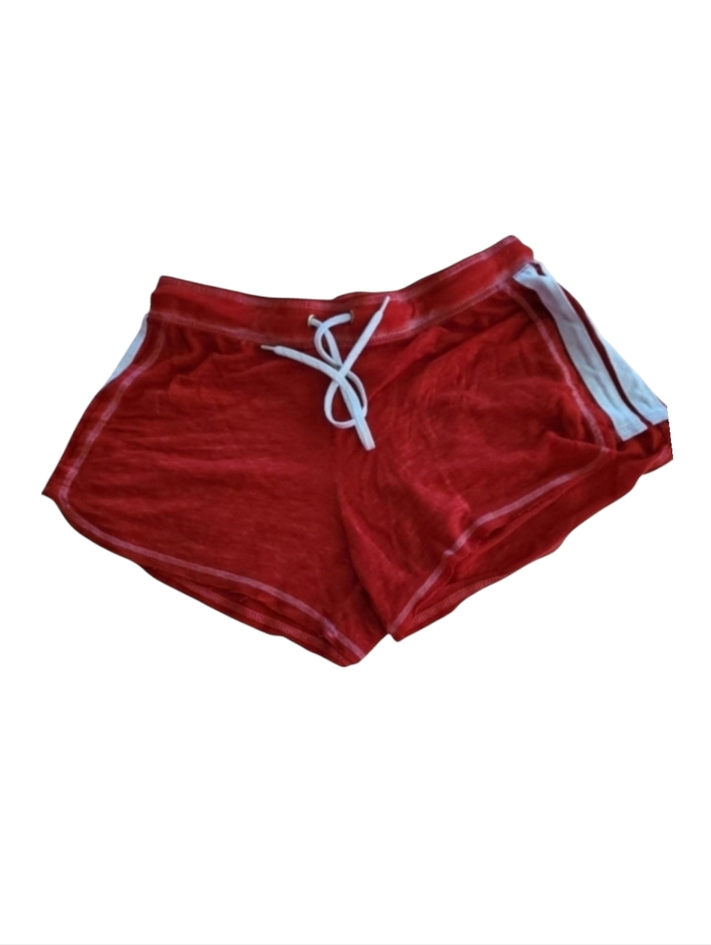 🌵Free W/ Purchase Xhilaration Acid Washed Red White Track Shorts Size Medium